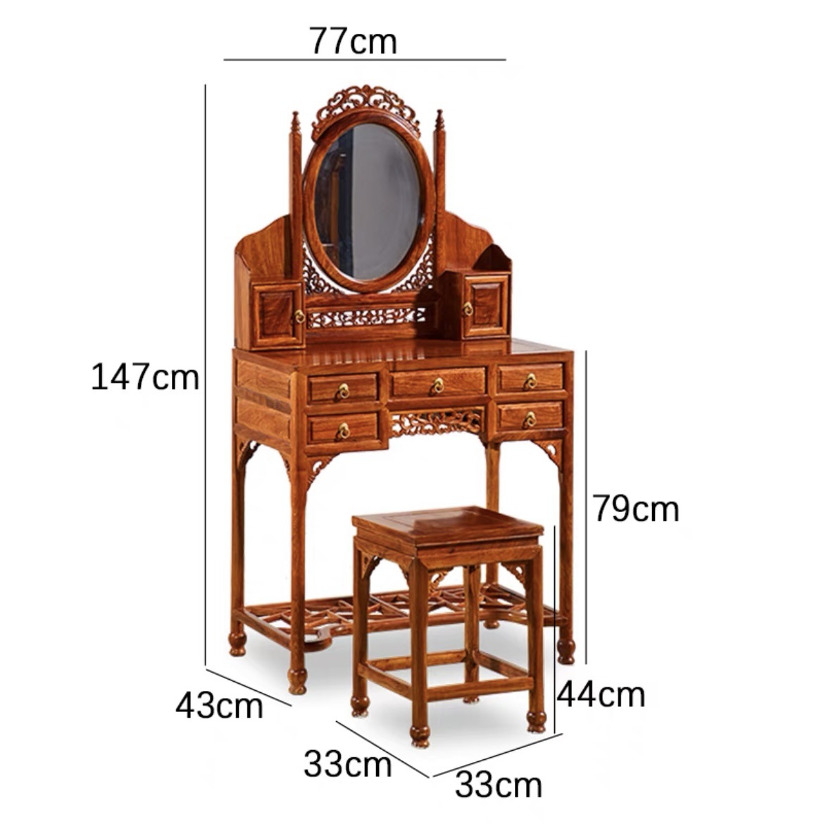 소 양 플라워 드레서 2 피스 (고슴도치 레드 백단향)