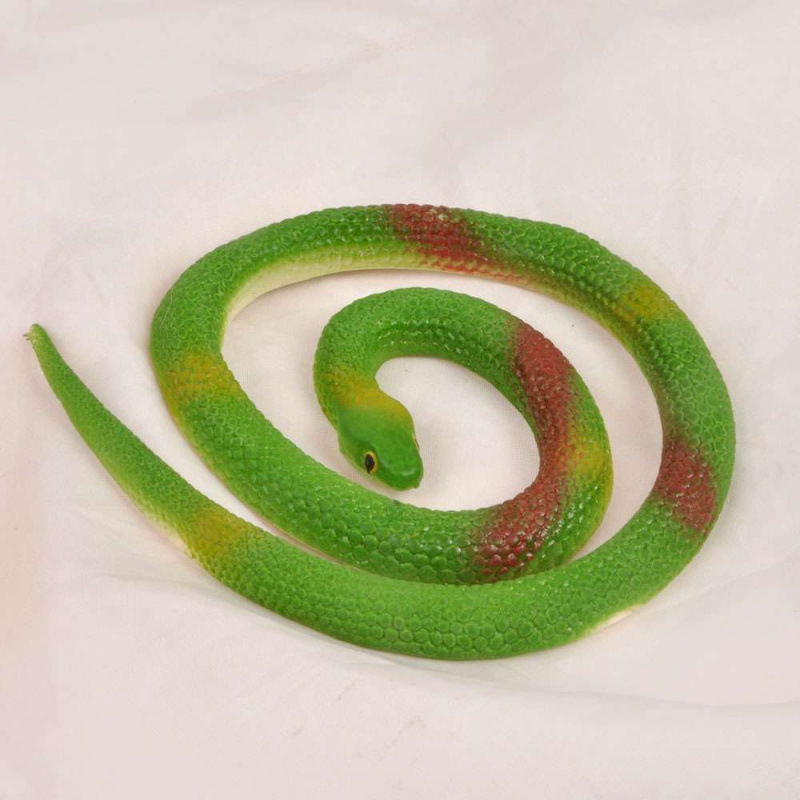65 대형 고무 뱀-밝은 녹색