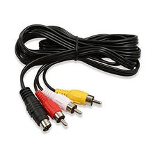 供应视频S-Video MD4P 公/3RCA公视频线 RCA红黄白video视频线