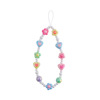 Brand cute mobile phone, pendant, beaded bracelet for elementary school students, backpack accessory, Korean style, flowered