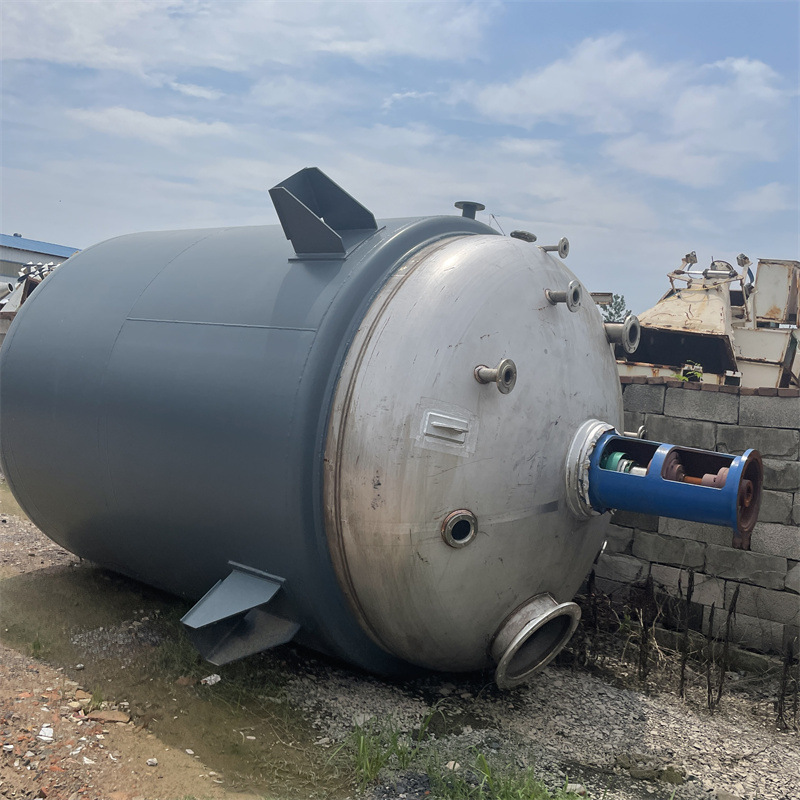 二手立式不锈钢反应设备 搅拌反应罐 二手真空反应设备