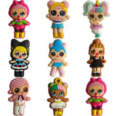 Hole Shoes Accessory Surprise Doll Theme Shoe Clips PVC Droplet Shoe Flowers Festival Party DIY Shoe Accessories Shoe Flowers Shoes