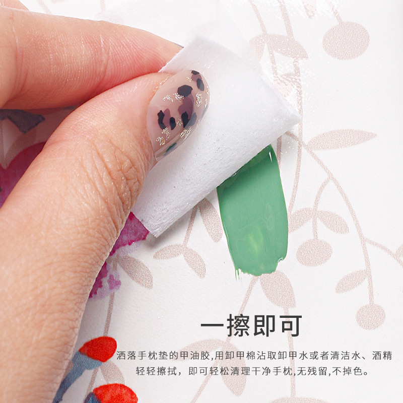 Nuevo conjunto de almohada de manicuras en línea, soporte de cinturón de aire, taburón de almohada de cuero fácil de limpiar, especial para manicuras.