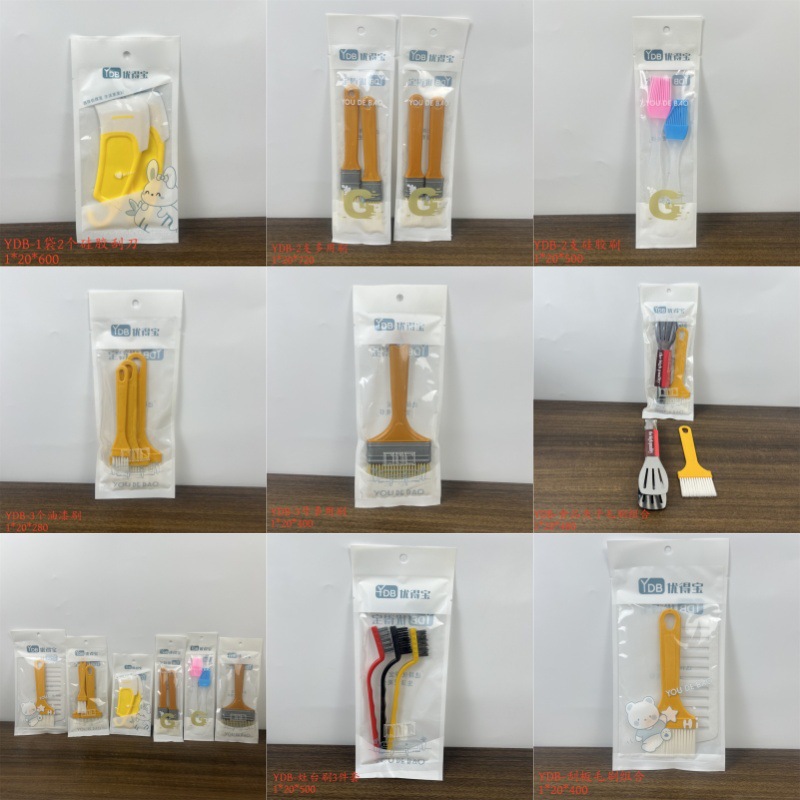 Wholesale Kitchen Supplies Range Hood Stove Cleaning Tools Plastic Cleaning Small Brush Gas Stove Cleaning Brush