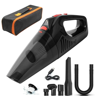 Tozsoranlar wireless portable mini car and home - black-with-additional-bag-and-filter-net