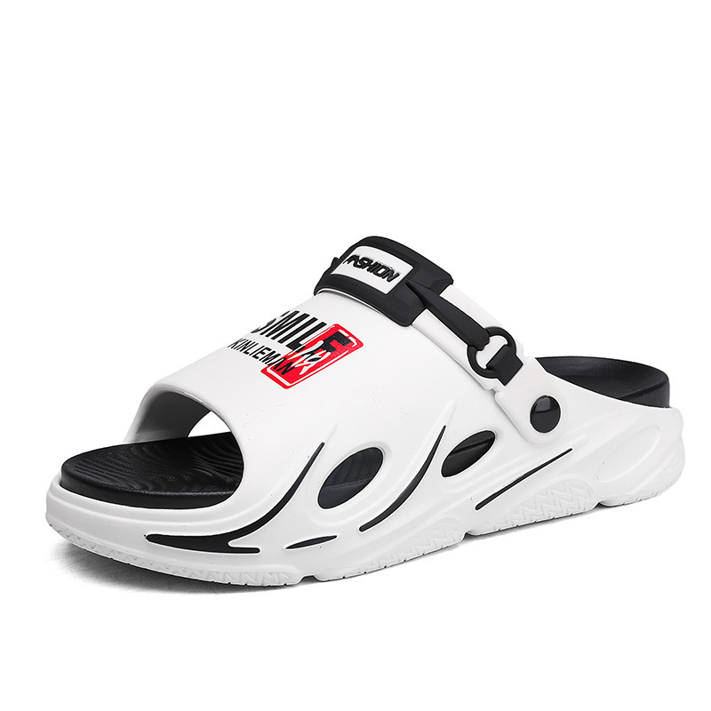 Verano de dos colores de dedos abiertos ventilados un hombre al aire libre casa dos zapatillas de playa zapatillas frías