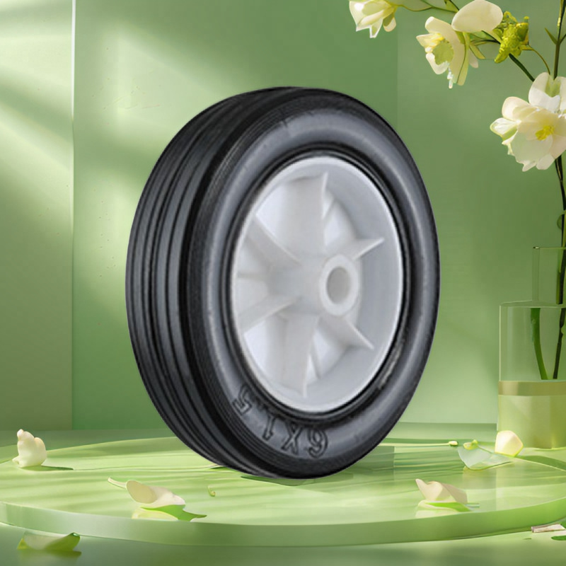 空心脚轮厂家热卖机器人橡胶胎草坪机塑胶箱包户外露营工具车轮
