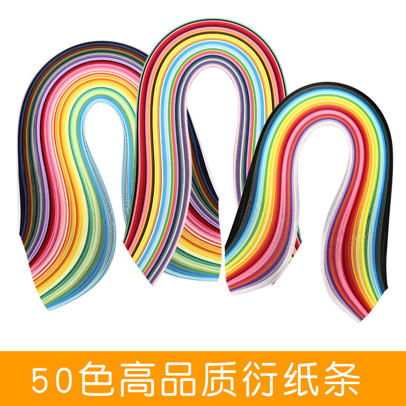 混合色クイリング紙 50 色クイリング紙 diy クイリング紙ストリップ 5 ミリメートルクイリング紙材料手作り紙クイリング紙ストリップ卸売|undefined