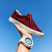 板鞋2025夏季新款男女低帮休闲鞋韩版学生百搭情侣帆布鞋磨砂反绒