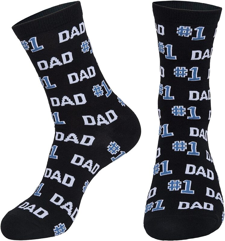 Amazon Cross-Border Letter Socks Creative Happy Father's Day Gift Good Dad Socks Autumn and Winter Customization