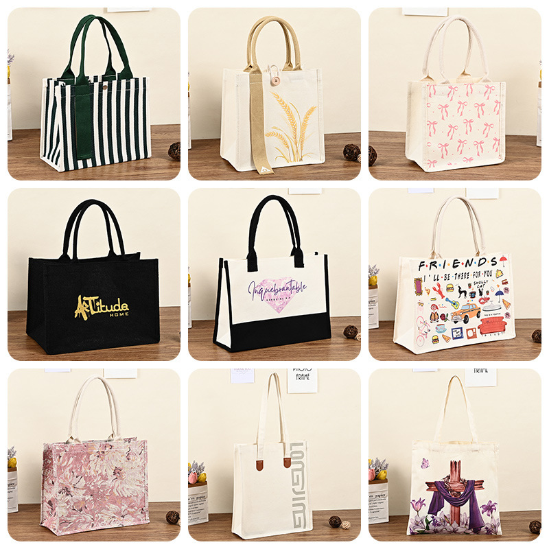 アマゾンクロスボーダートートバッグ刺繍キャンバスレジャー旅行ビーチ手提げキャンバストートバッグカスタマイズ可能|undefined