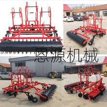 新款拖拉机带红薯起垄覆膜施肥滴灌一体机 辣椒蔬菜覆膜机