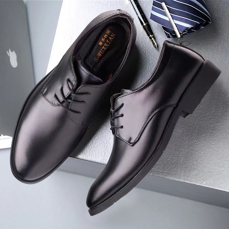 Men's Leather Shoes, High-End Style, Korean Version, Business, Suit, Casual, Wedding Shoes, Best Man Shoes, Office, Formal Shoes for Men