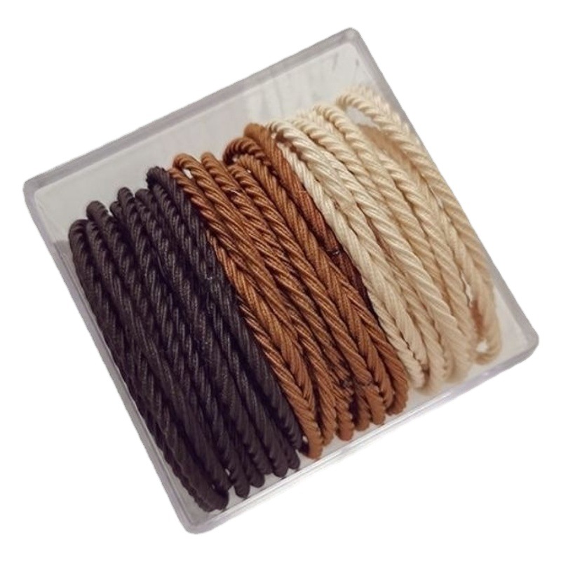 Cuerda de pelo 2021 nueva banda de goma elástica alta cuerda de lazo de cabello para mujer tocado durable banda de pelo simple