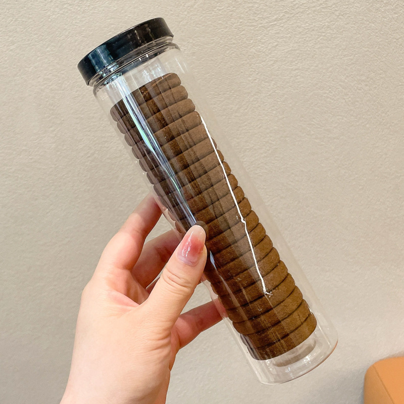 高级感咖色小熊头绳女气质简约高弹力发圈耐用橡皮筋女生扎头发绳|undefined