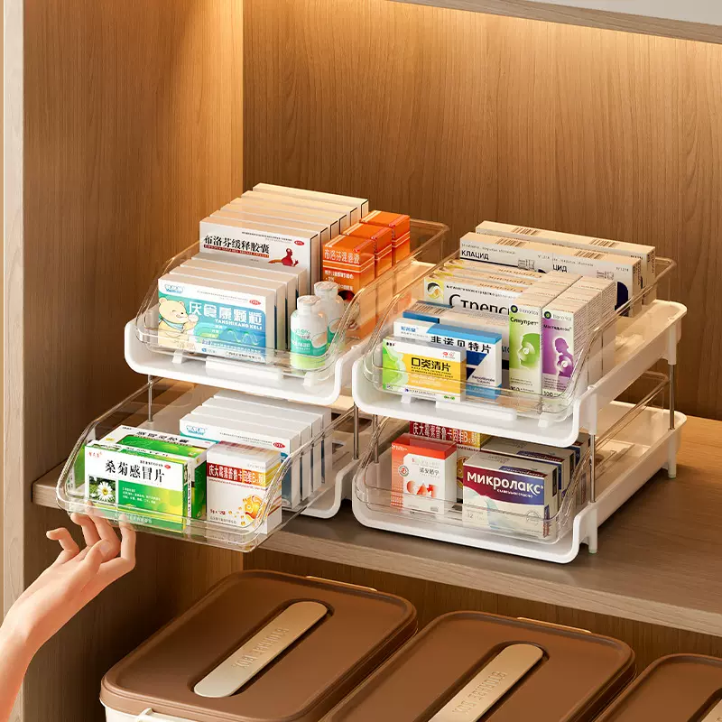 桌面a4纸文件管理架多层办公室学生文具书桌资料抽拉式简约置物架