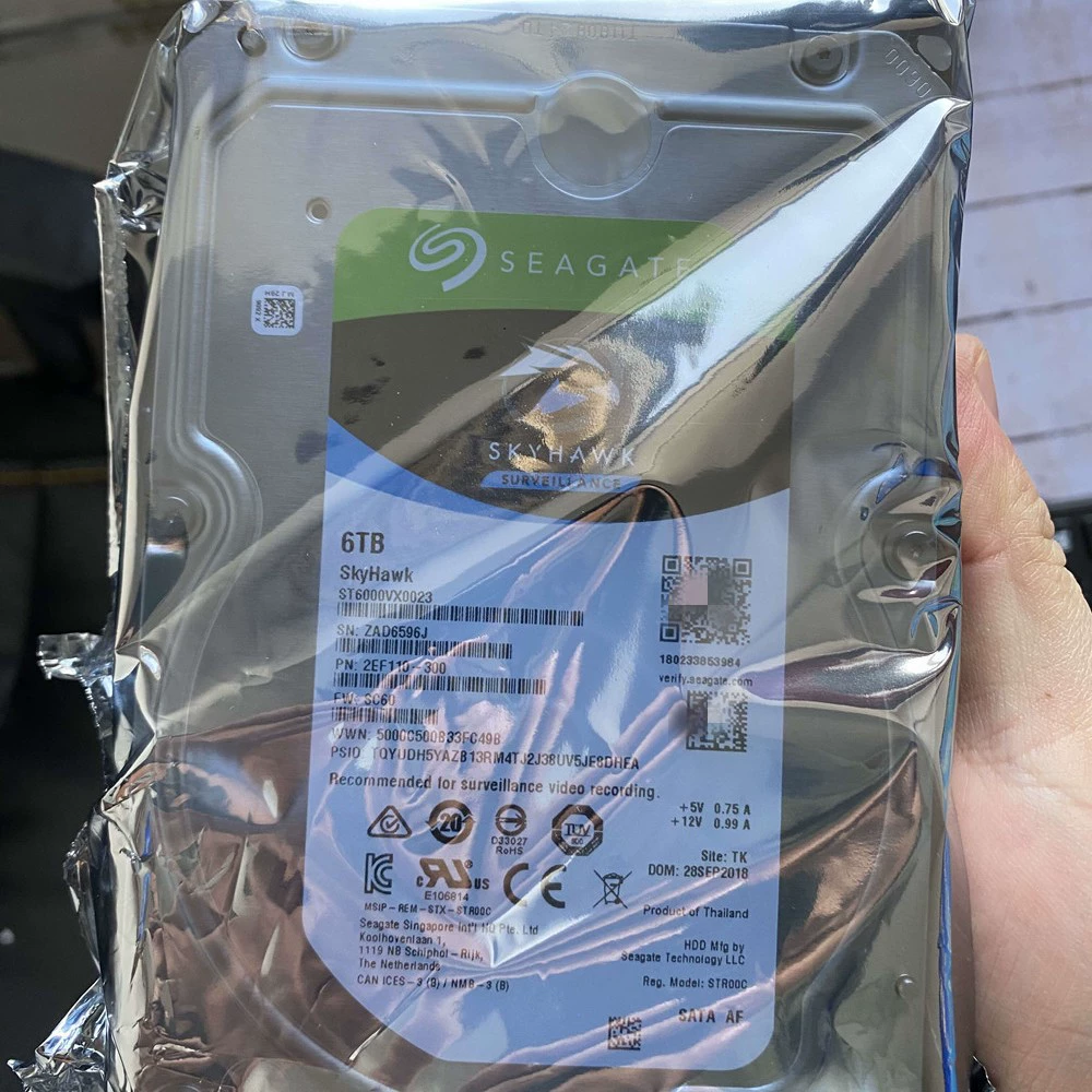 Новый Seagate ST6000VX0023 для видеонаблюдения 6Т CoolEagle корпоративный жесткий диск 6Т для хранения