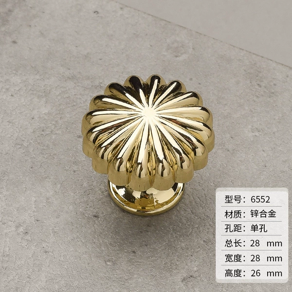 6552-Single Hole-Bright Gold