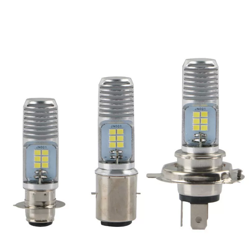 Мотоциклетная LED фара P15D H6 H4 BA20D 2835 12SMD передняя лампа светильник автомобиля