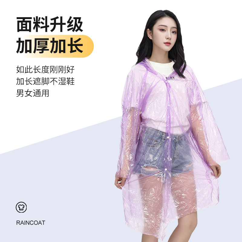 capa de lluvia desechable engrosada portátil de todo el cuerpo para parque de recreo rafting montañismo juegos impermeable impermeable