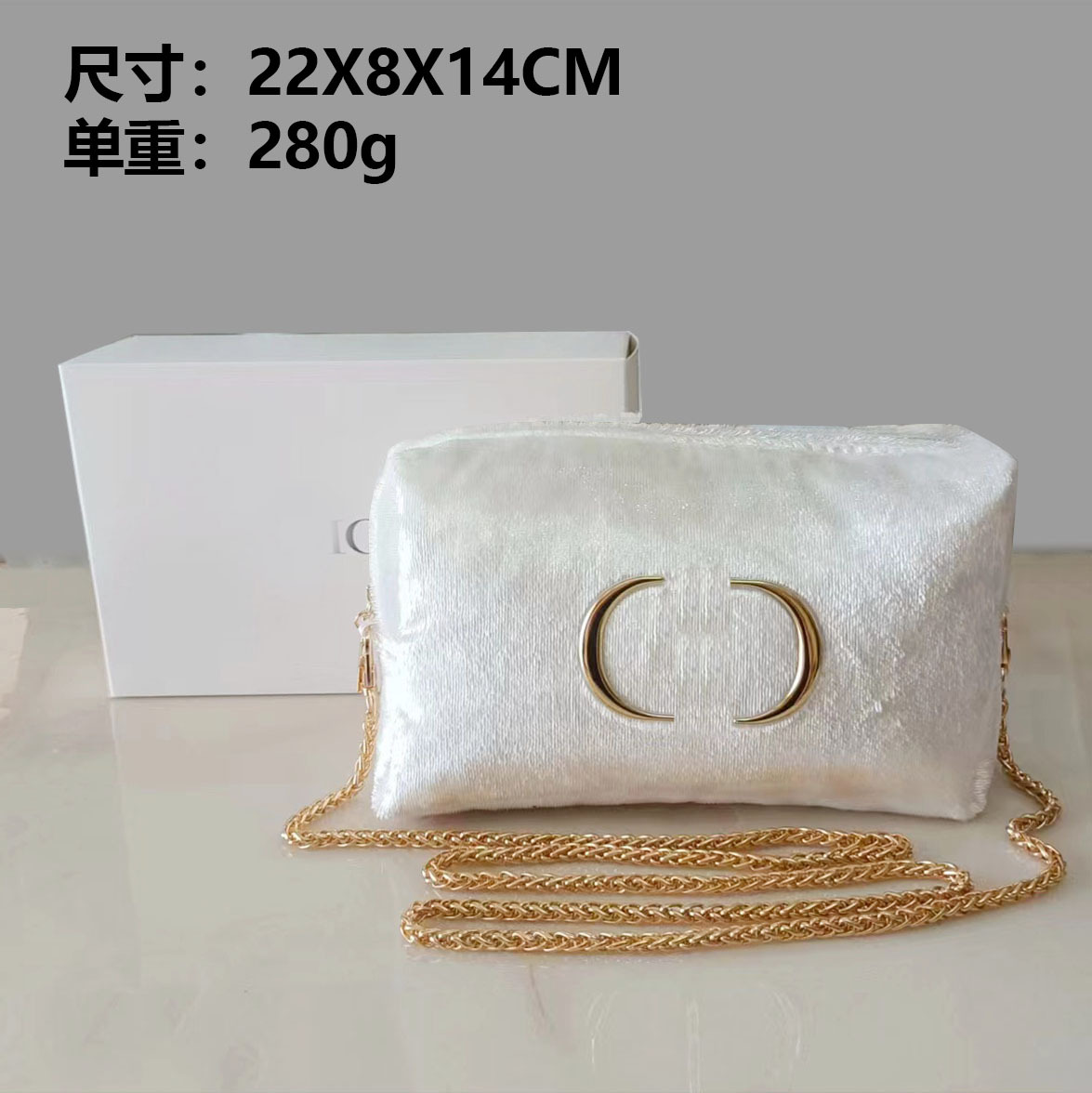 新しい化粧品バッグ、国内向けピンクのスペースコットン、超柔らかさ、ポータブル、高級ハンドバッグ、化粧品収納バッグ