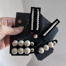 韩版高档精品珍珠侧边留海边夹发夹头饰气质温婉百搭发卡头饰