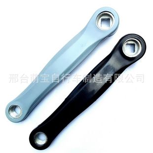 Mountain bike tooth plate crank 170 crank bicycle square hole tooth plate crank left separate crank repair parts