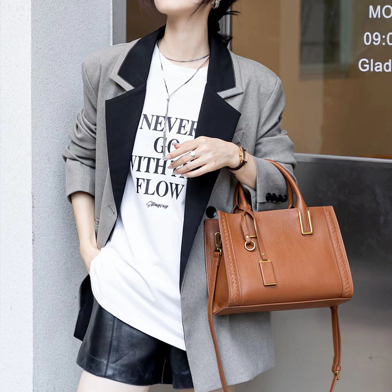 Bolsos de cuero transfronterizos para mujer Bolsos de Tote 2024 Bolsos de nuevo estilo Bolsos de mensajero de hombro casual de moda Bolsos de cuero de gran capacidad