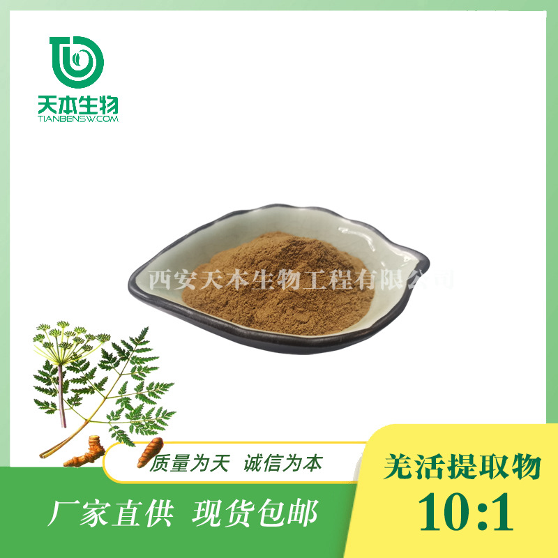 西安天本 厂家 羌活提取物10：1羌活粉 羌活中药材 水溶 喷雾干燥