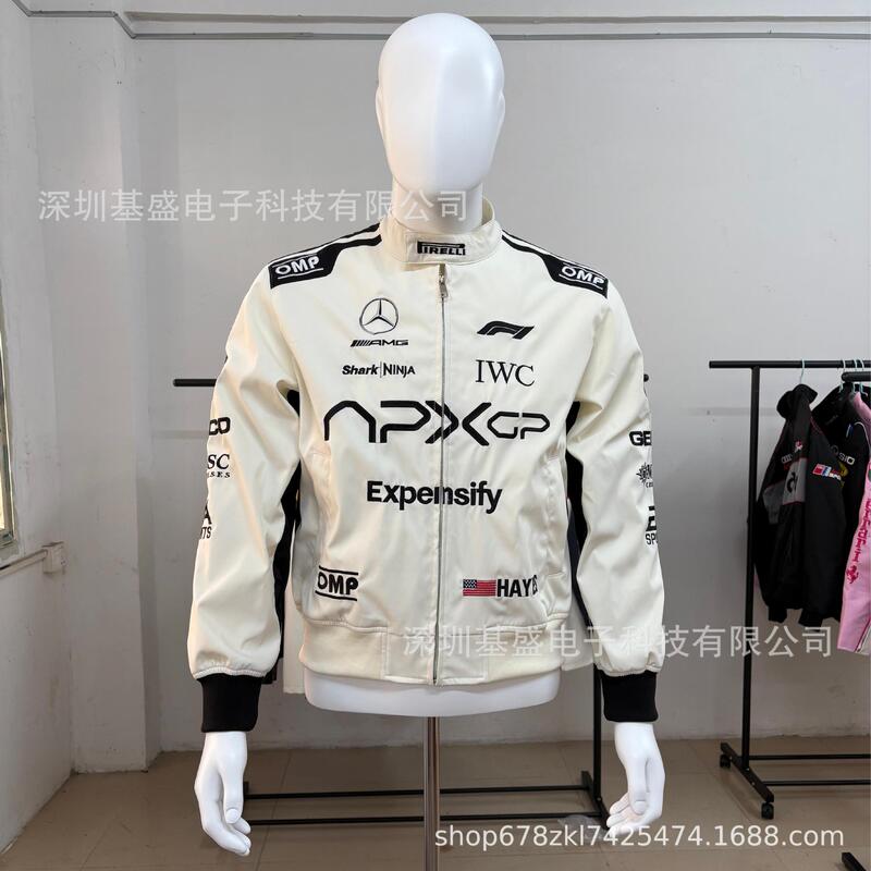 Hot-Selling F1 Racing Embroidered Racing Suit American Retro Motorcycle Riding Suit Jacket Autumn and Winter Outwear Customization