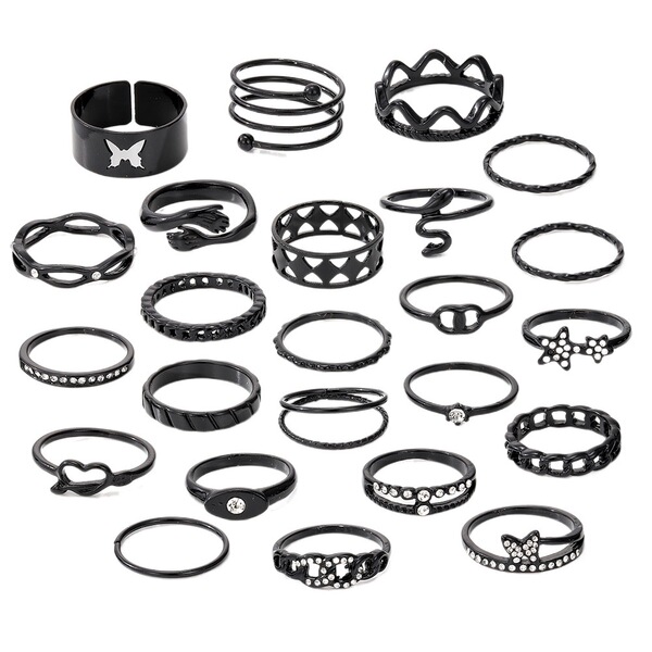 Retro geometric ring