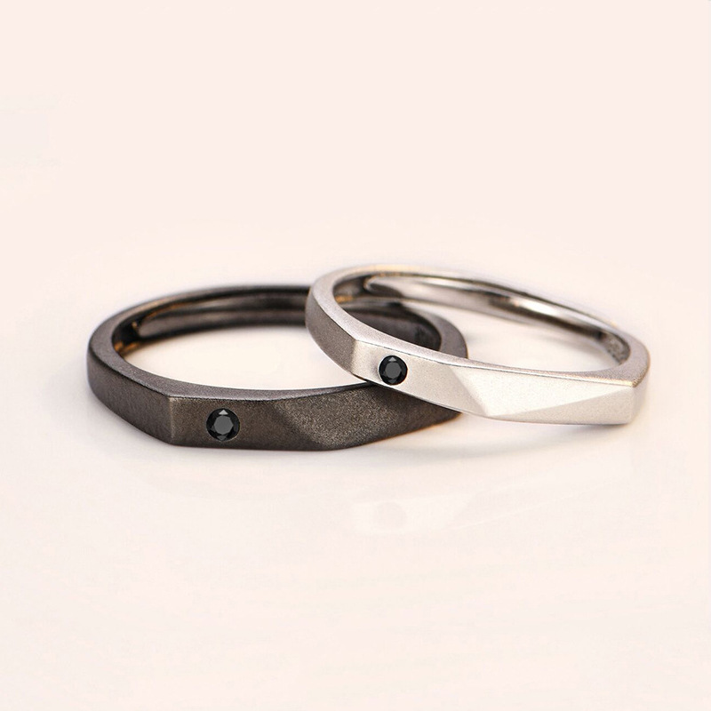 Casual Streetwear Sun Moon Alloy Copper Couple Open Rings display picture 22