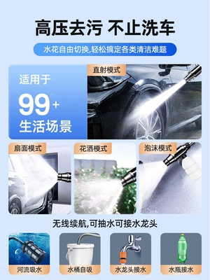 Portable car washer, for Home Use, Powerful Rechargeable