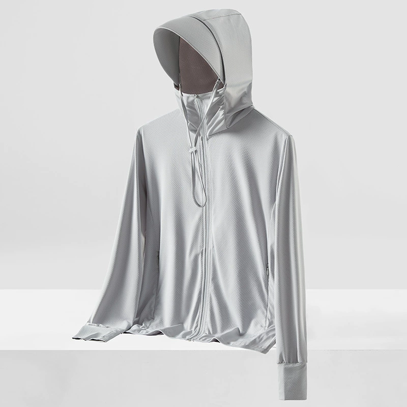 Открытый лед шелковый солнцезащитный крем женская легкая дышащая солнцезащитная куртка 2025 новый ультрафиолетовый солнцезащитный костюм топ мужской