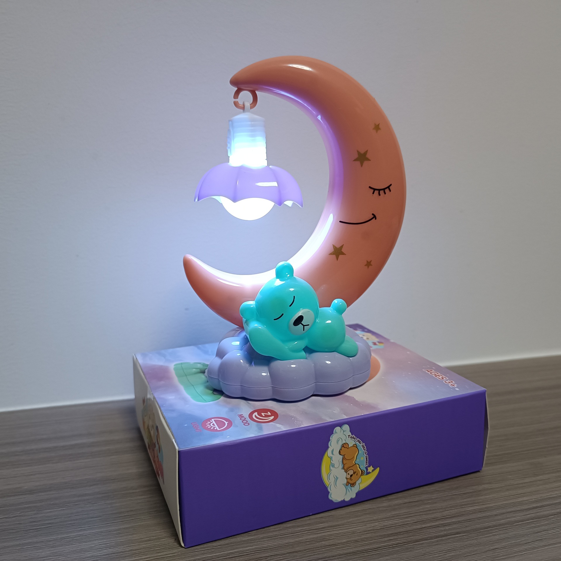 LED mini desk lamp, stylish bedroom night light, simple student dormitory creative gift, study reading lamp