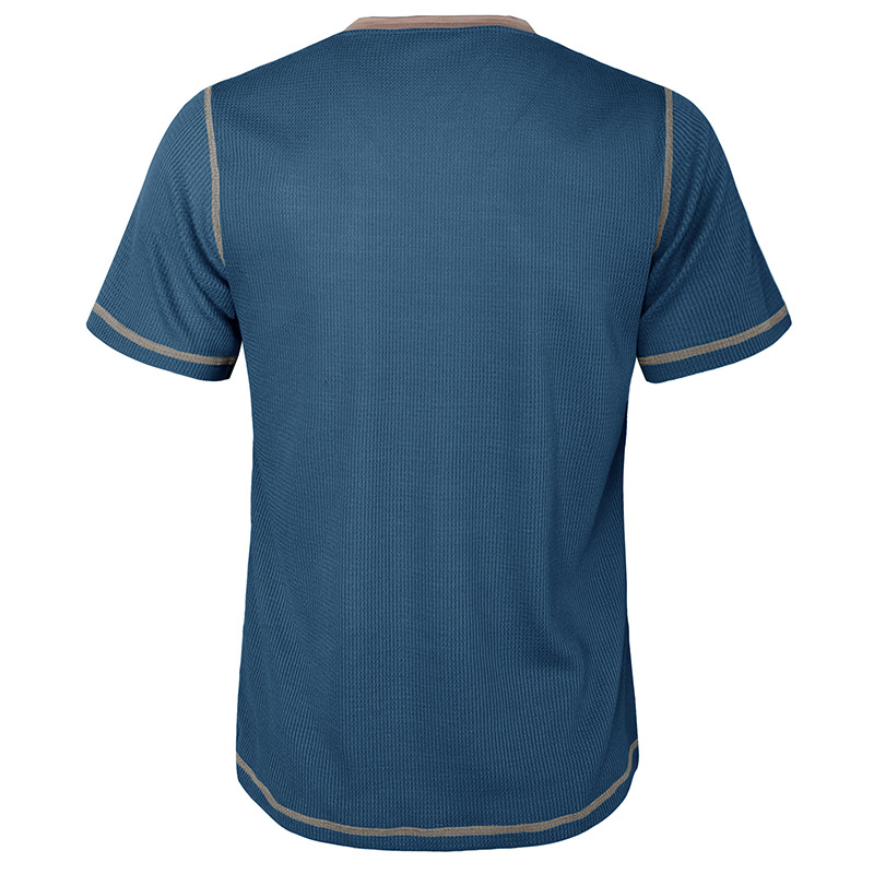 Hommes Couleur Unie Patchwork T-Shirt Vêtements Pour Hommes display picture 4