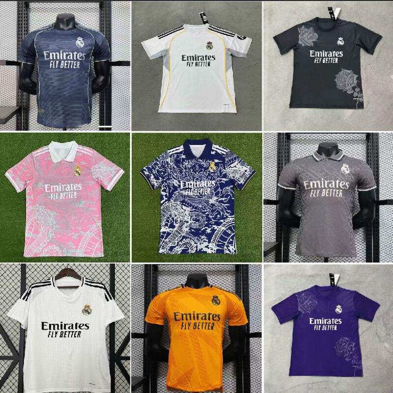 242526球迷款皇马新款主场客场特别版比赛服训练服透气夏季短袖速|undefined