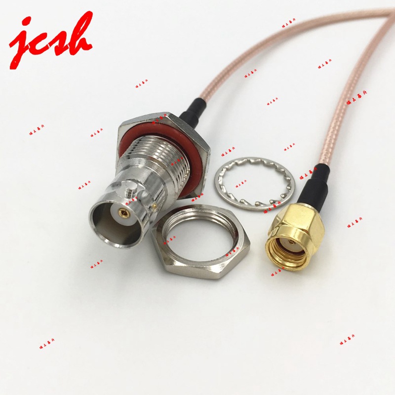BNC-KY防水母转RP-SMA-J公对母射频RF RG316双银特氟龙连接线