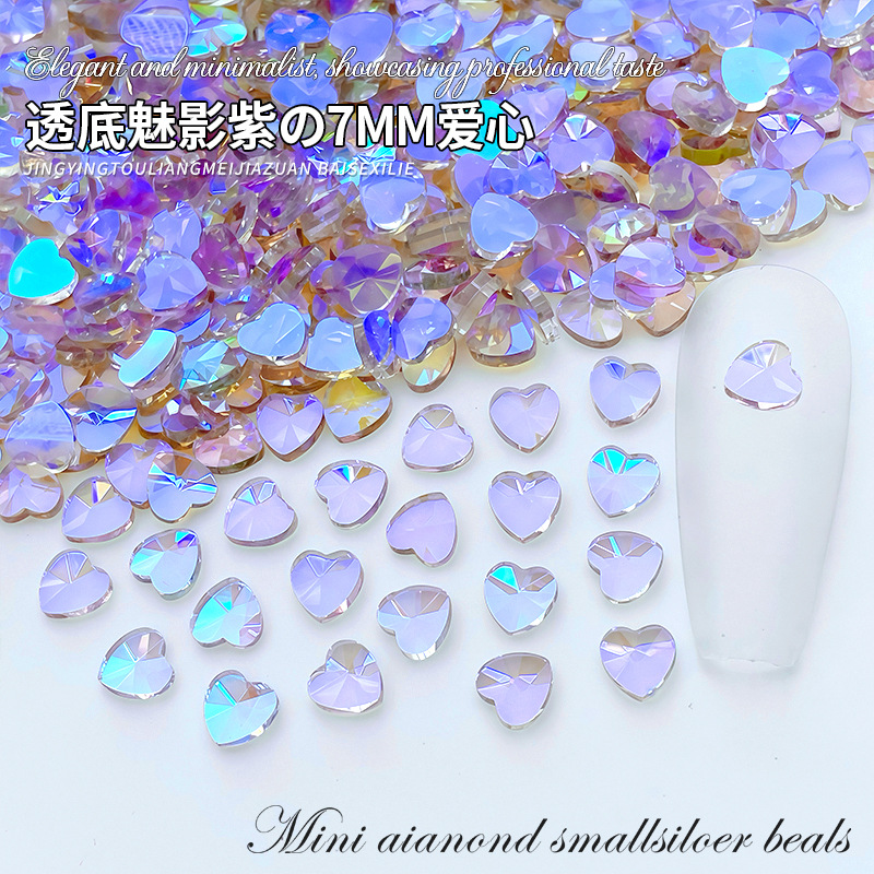 7mm love transparent phantom purple