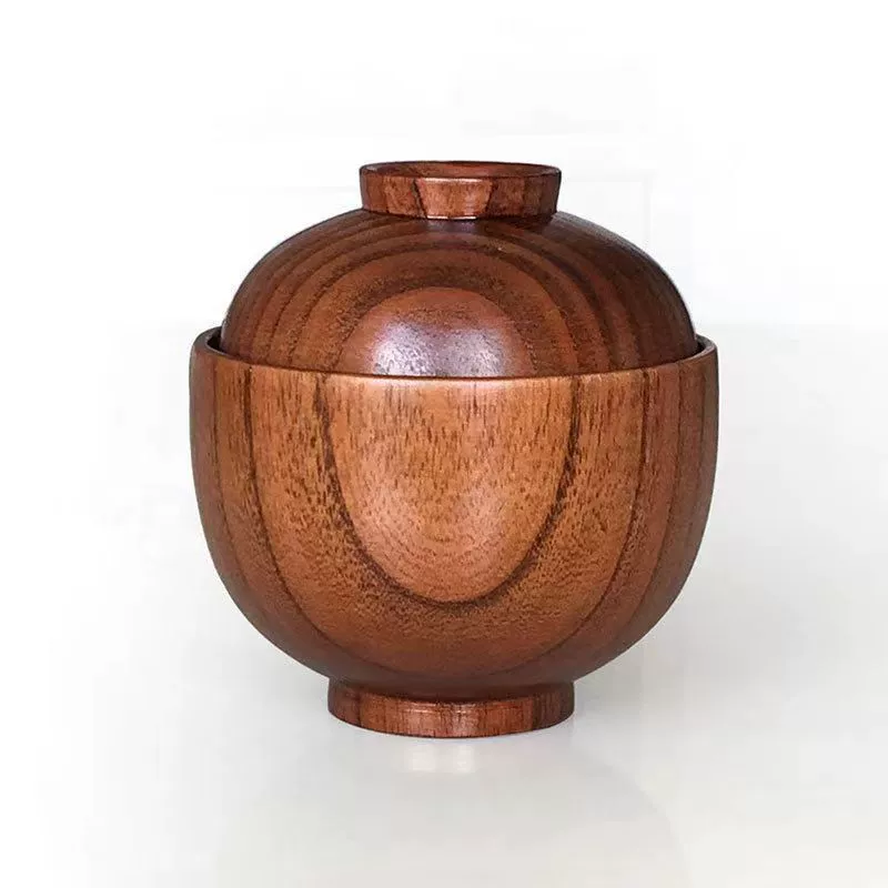 Japanese -style jujube wooden bowl with household wooden bowl adult children's wooden bowl round small bowl manufacturers direct selling spot spot wholesale