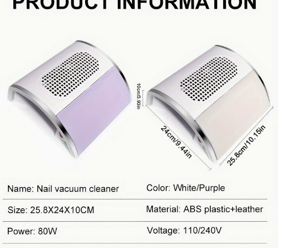 Explosiones transfronterizas de aspiración de uñas, aspiración de uñas, aspiración de polvo de alta potencia, almohada de mano, herramientas de doble propósito en stock