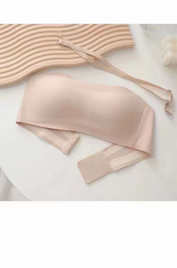 Venta directa de fábrica comercio electrónico transfronterizo Sudeste de Asia Vietnam Tailandia damas tiras de gelatina que no dejan rastro sujetador de colección lateral