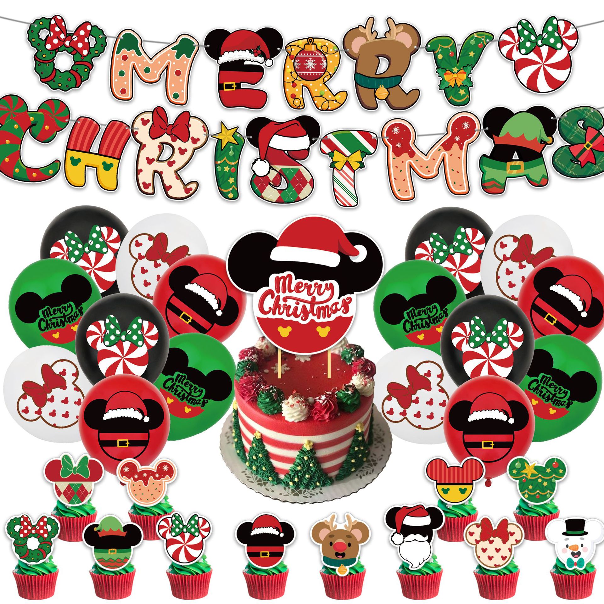 米奇头圣诞主图1