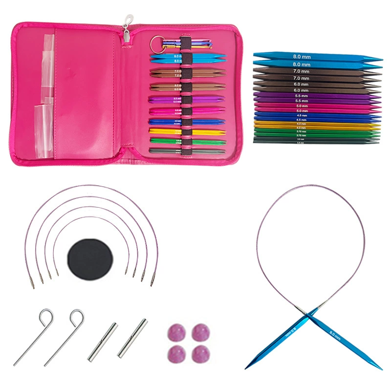 Новое съемное кольцо Игольный костюм 9 пар цветное кольцо из оксида алюминия игла свитер игла вязаная игла плюс аксессуары