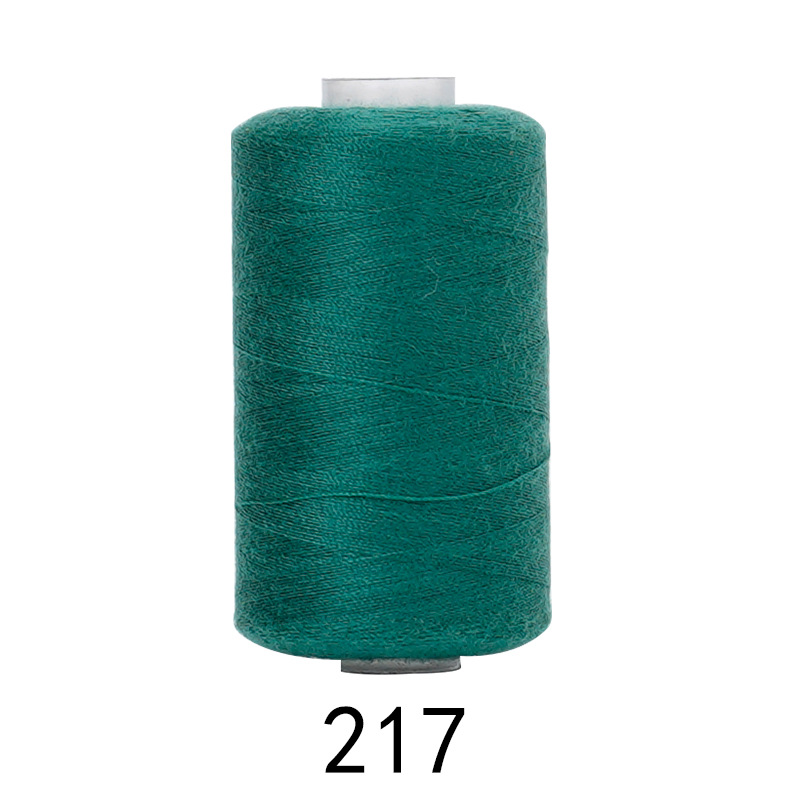 1000 yardas de hilo de poliéster de alta velocidad combinación de colores hogar hilo de coser mano hilo pequeño hilo fino dos hilos 402 hilo de coser