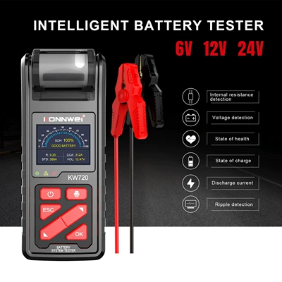 Kw720 Printing Function 6V12V24V Avtomobil diaqnostika alətləri
