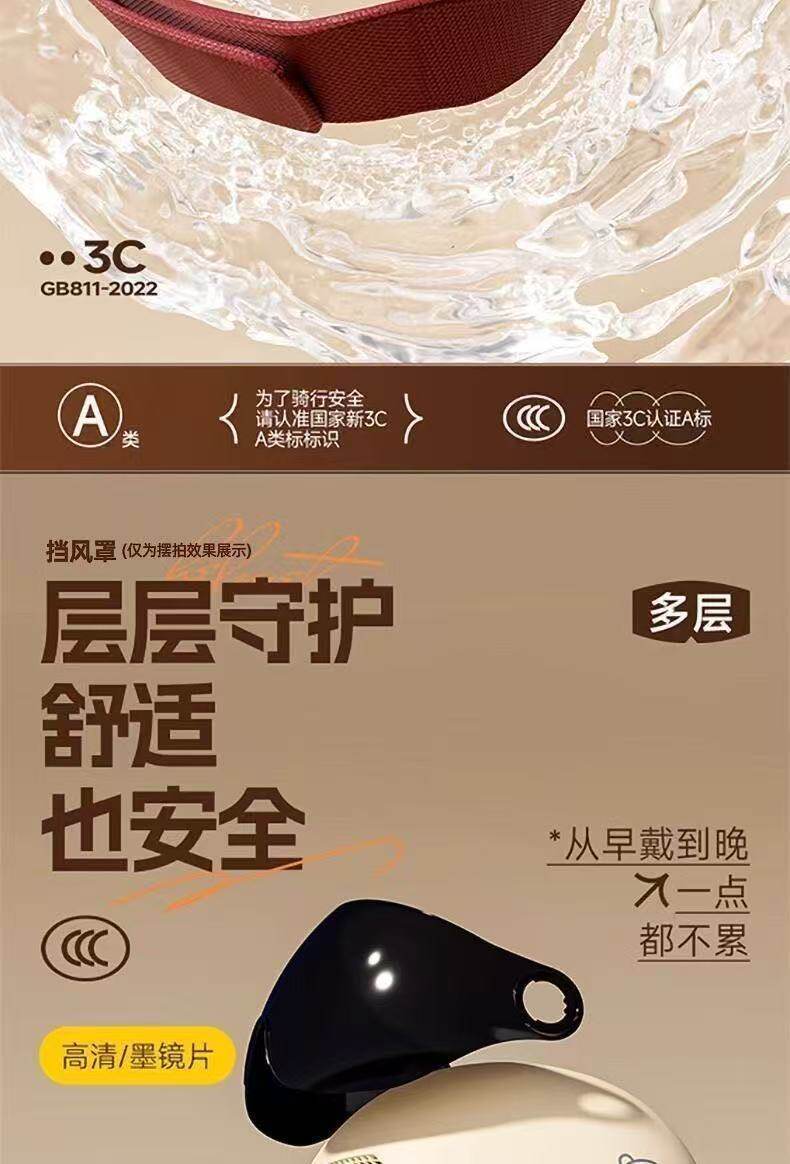 New National Standard Electric Vehicle Helmet for Men and Women, Electric Motorcycle Safety Helmet, Summer Half Helmet, Universal for All Seasons, Electric Scooter Helmet
