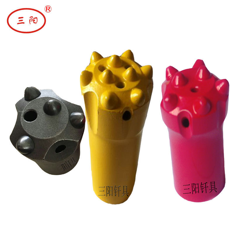 供应 R32螺纹连接7齿球齿钎头   柱齿钎头