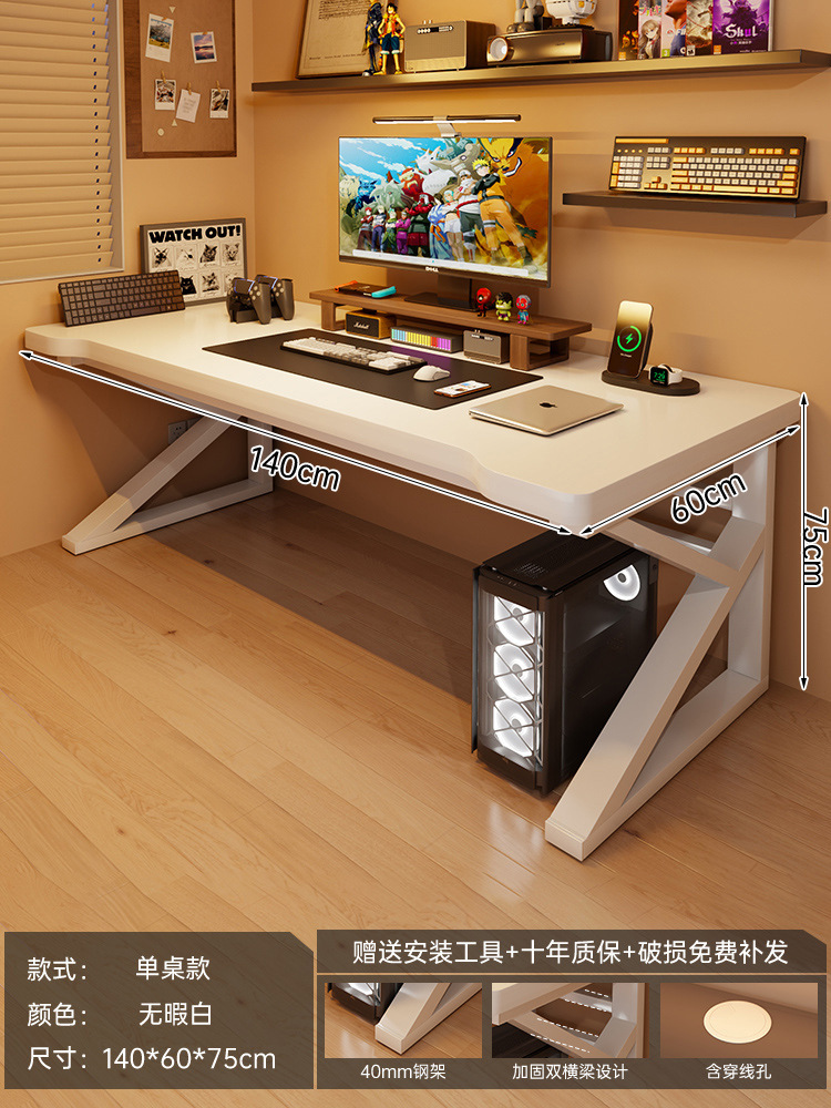 [classic] 40mm table legs flawless white 140*60*75cm