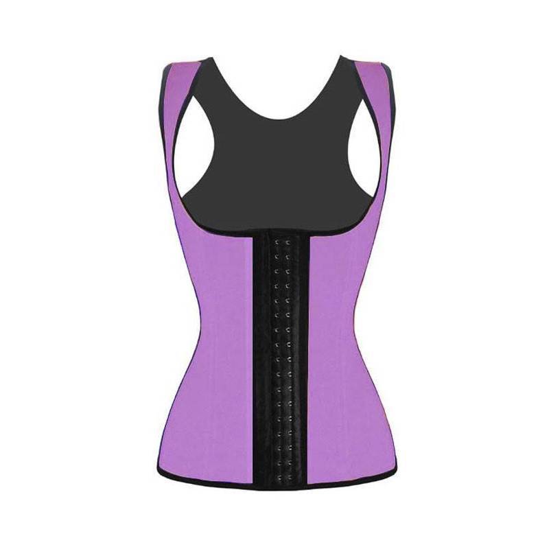 Recomendación popular transfronteriza: 4 corsés de látex con varillas de acero, chaleco moldeador de cintura, faja adelgazante de alta gama en liquidación.